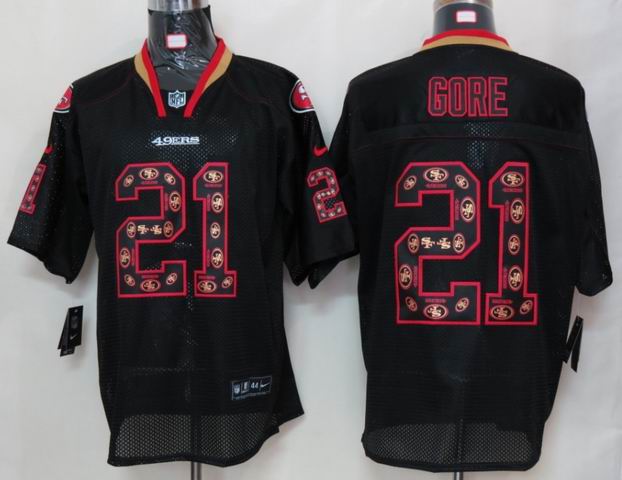 Nike San Francisco 49ers Elite Jerseys-048